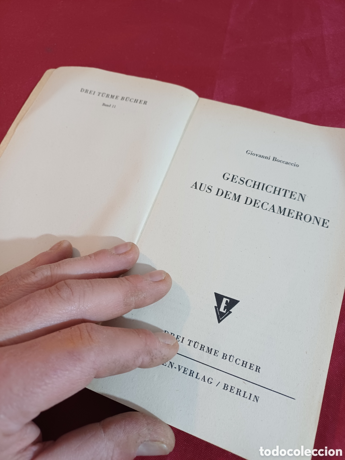 Libros de segunda mano: LIBRO, BOCCACIO, AUS DEM DECAMERONE, RARO, EN ALEM&Aacute;N - Foto 5