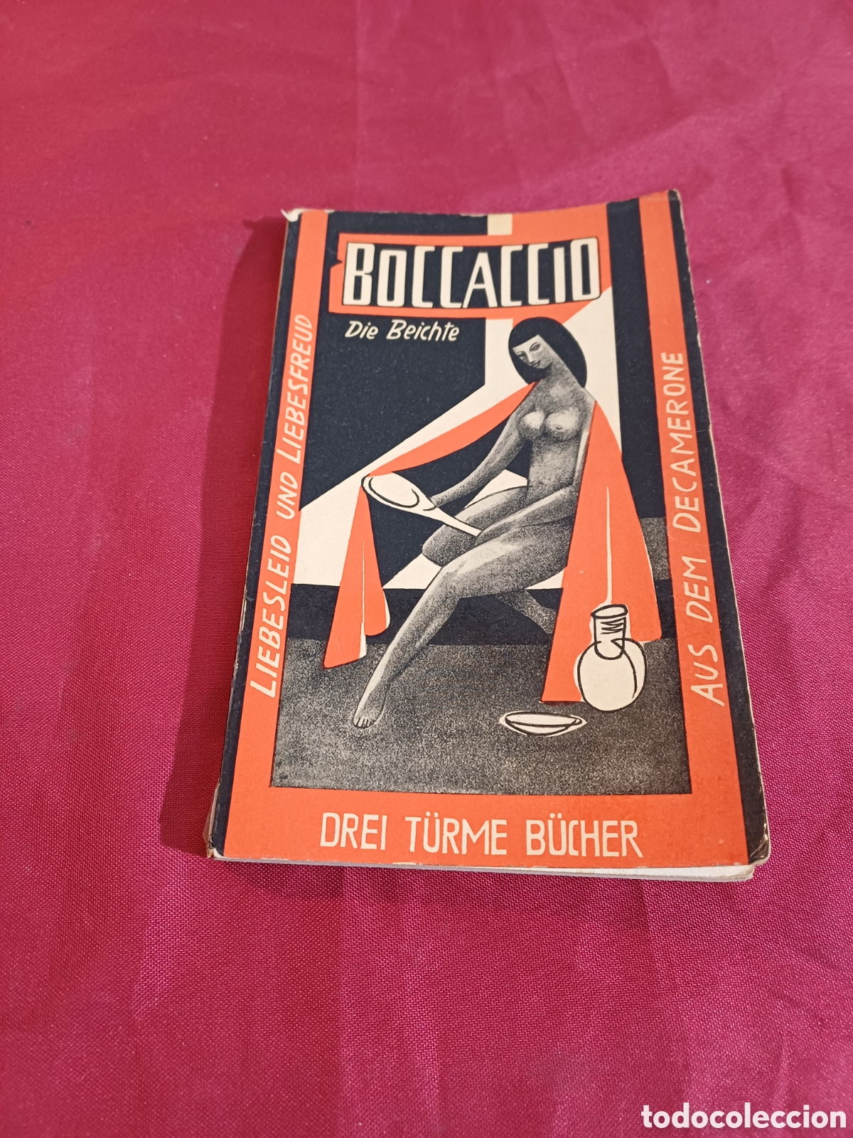 Libros de segunda mano: LIBRO, BOCCACIO, AUS DEM DECAMERONE, RARO, EN ALEM&Aacute;N - Foto 1