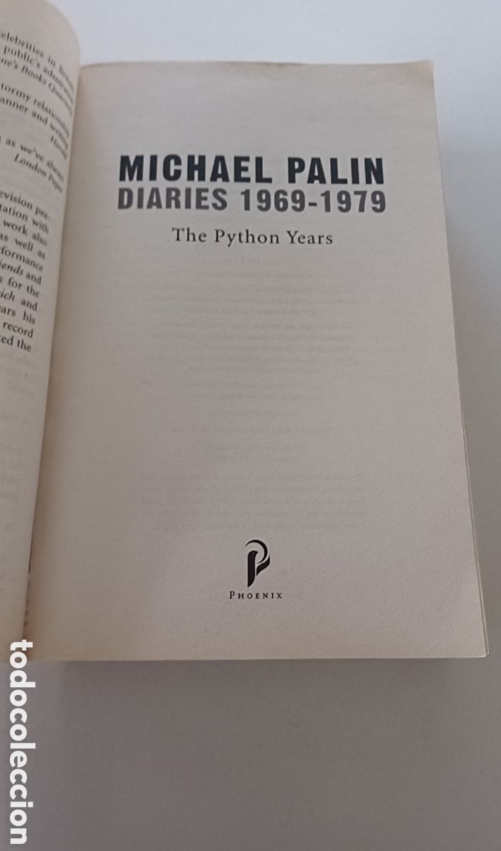 Libros de segunda mano: Michael Palin the Python years 1969 - 1979 INGL&Eacute;S 2007 - Foto 2