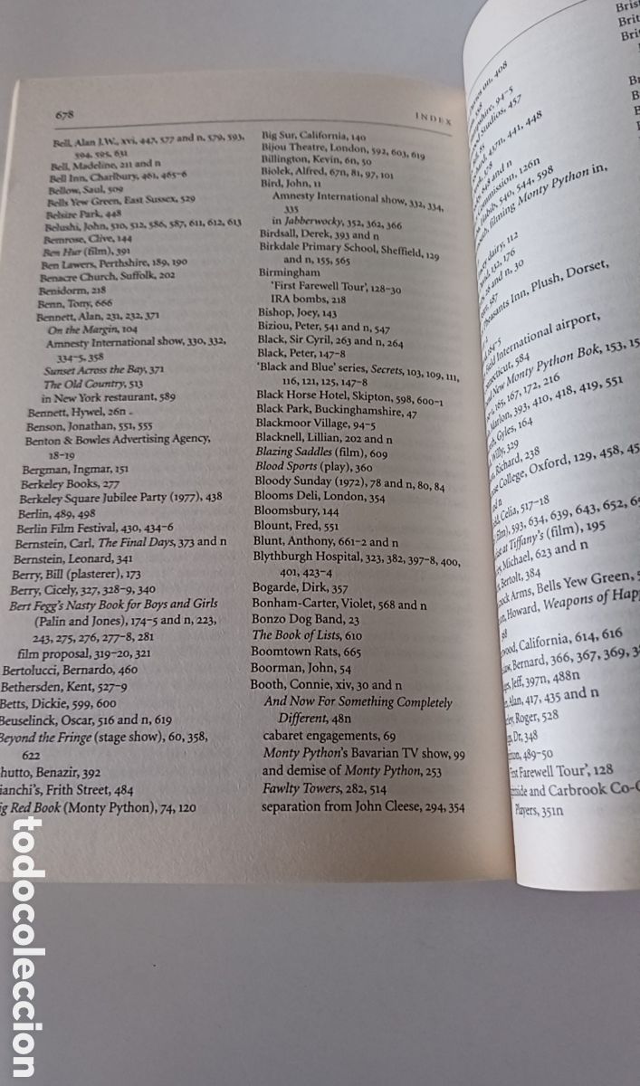 Libros de segunda mano: Michael Palin the Python years 1969 - 1979 INGL&Eacute;S 2007 - Foto 4
