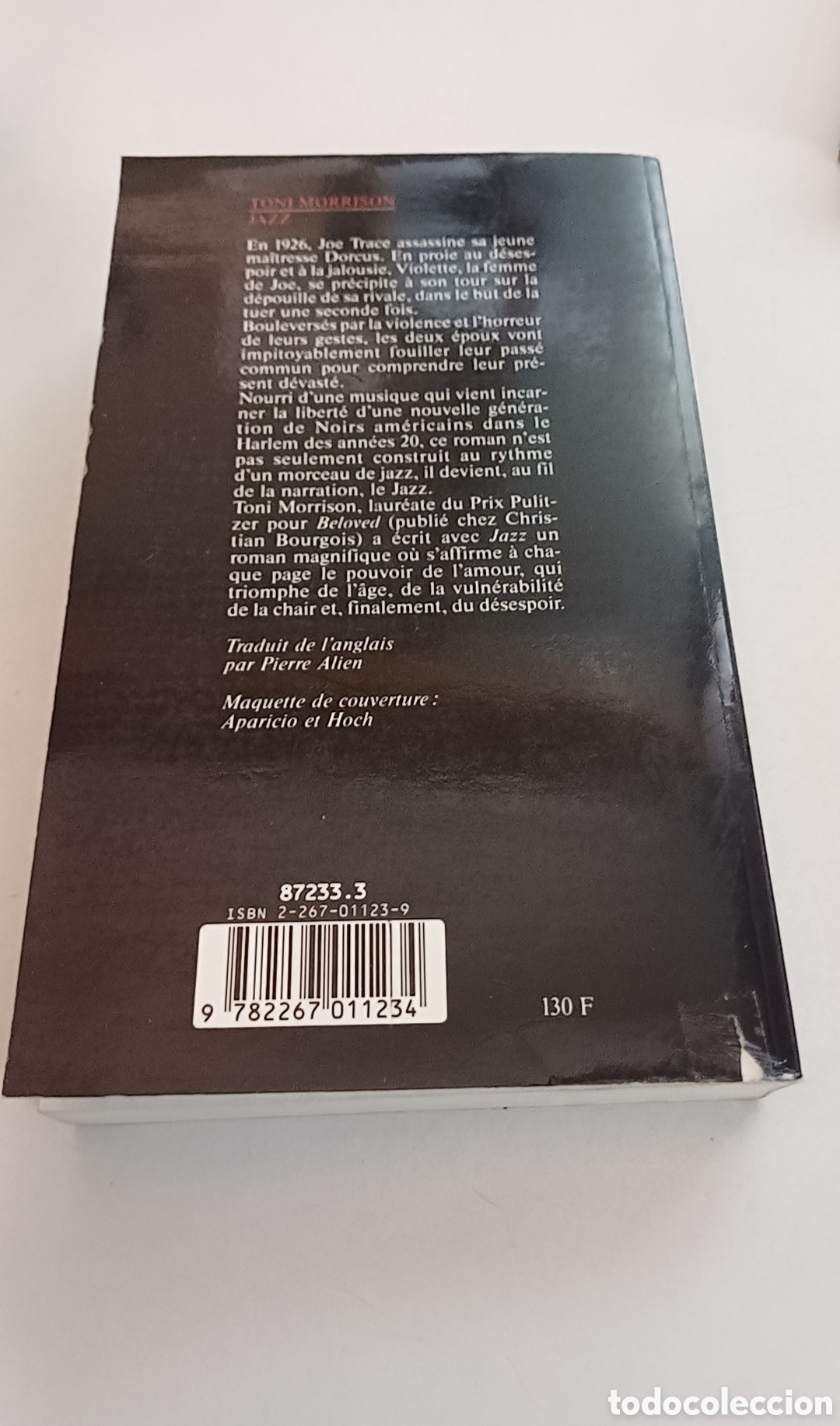 Libros de segunda mano: Jazz Toni Morrison 1993 FRANC&Eacute;S - Foto 3