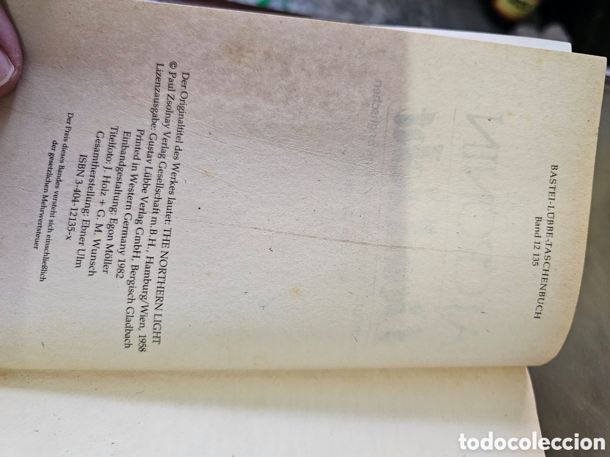 Libros de segunda mano: Libro en Alem&aacute;n Das Licht, A.J. Cronin 1972 - Foto 2