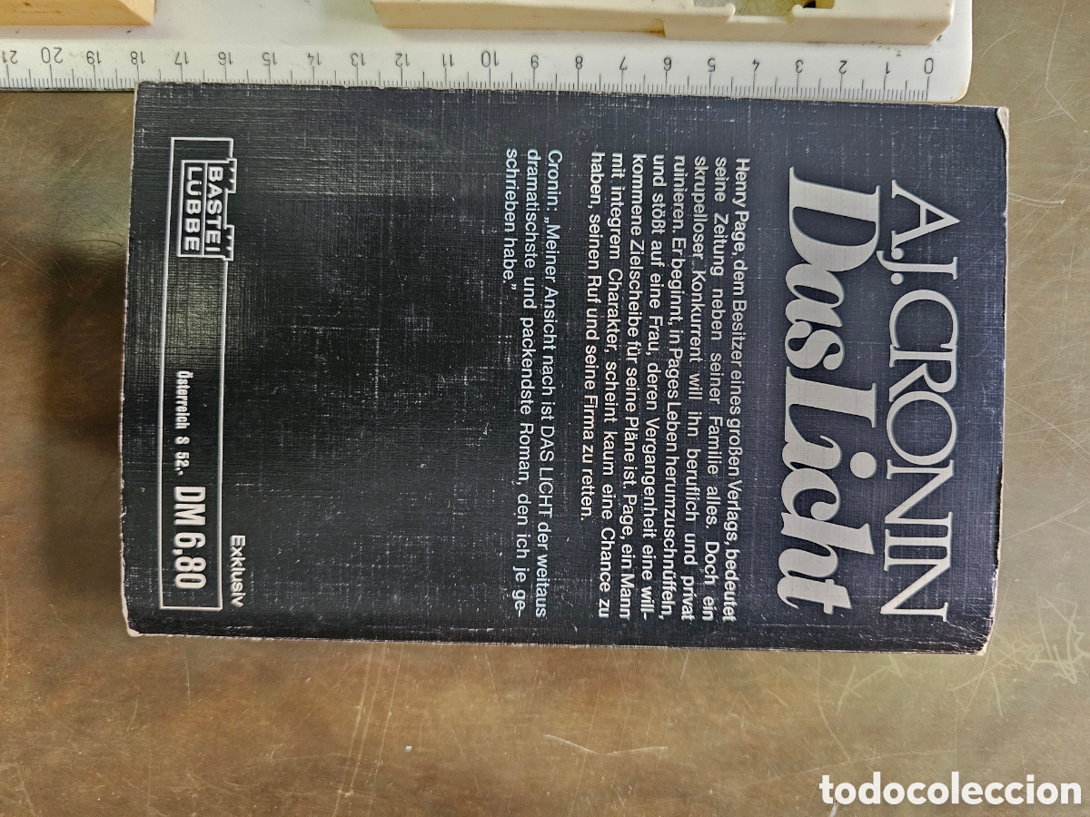 Libros de segunda mano: Libro en Alem&aacute;n Das Licht, A.J. Cronin 1972 - Foto 6
