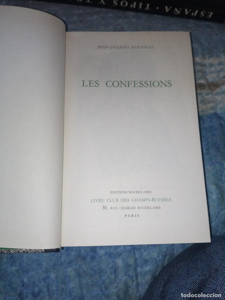 Libros de segunda mano: Rousseau, Les Confessions 1966 - Foto 3