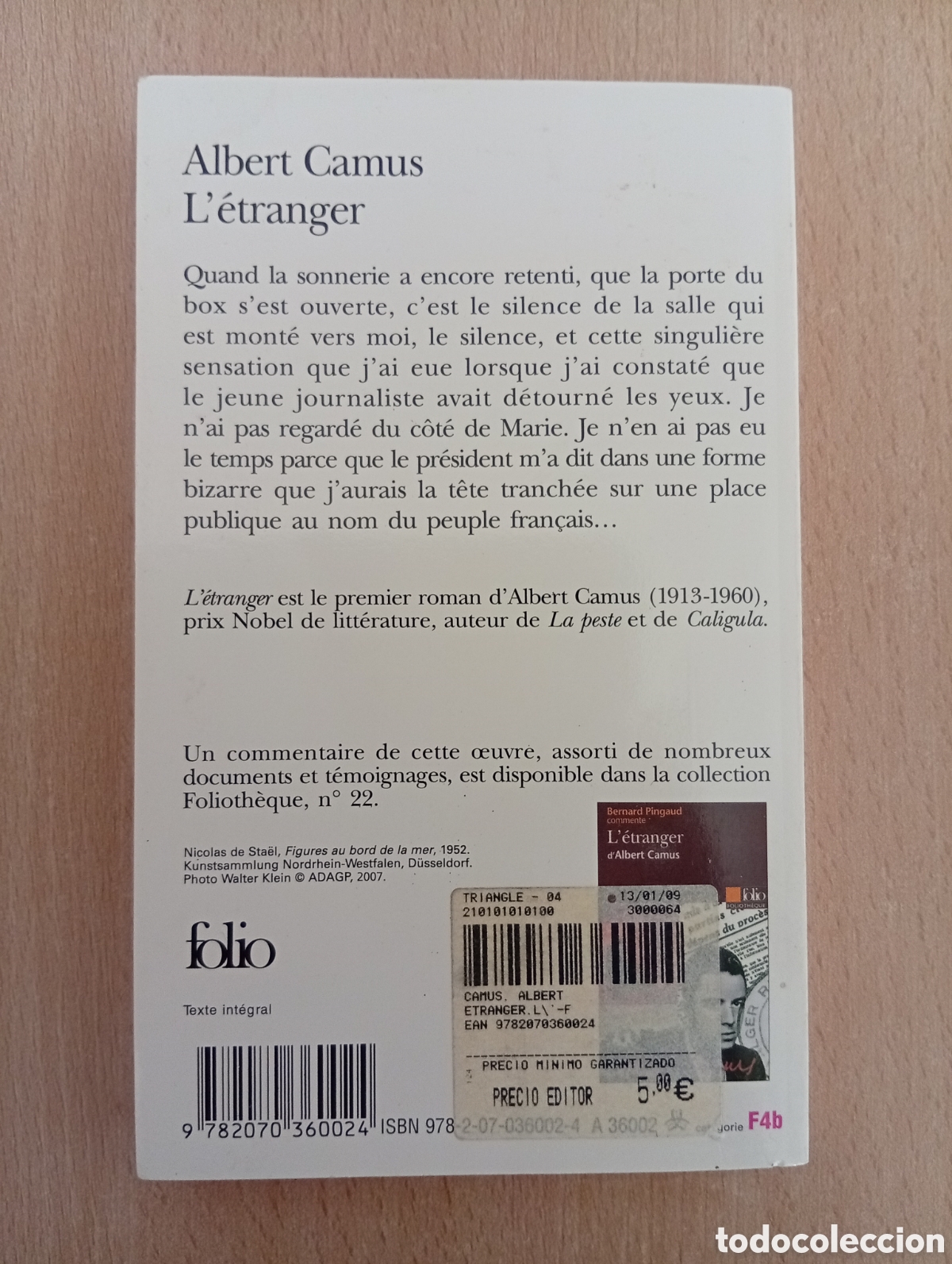 Libros de segunda mano: L&Eacute;TRANGER. Albert Camus - Foto 2