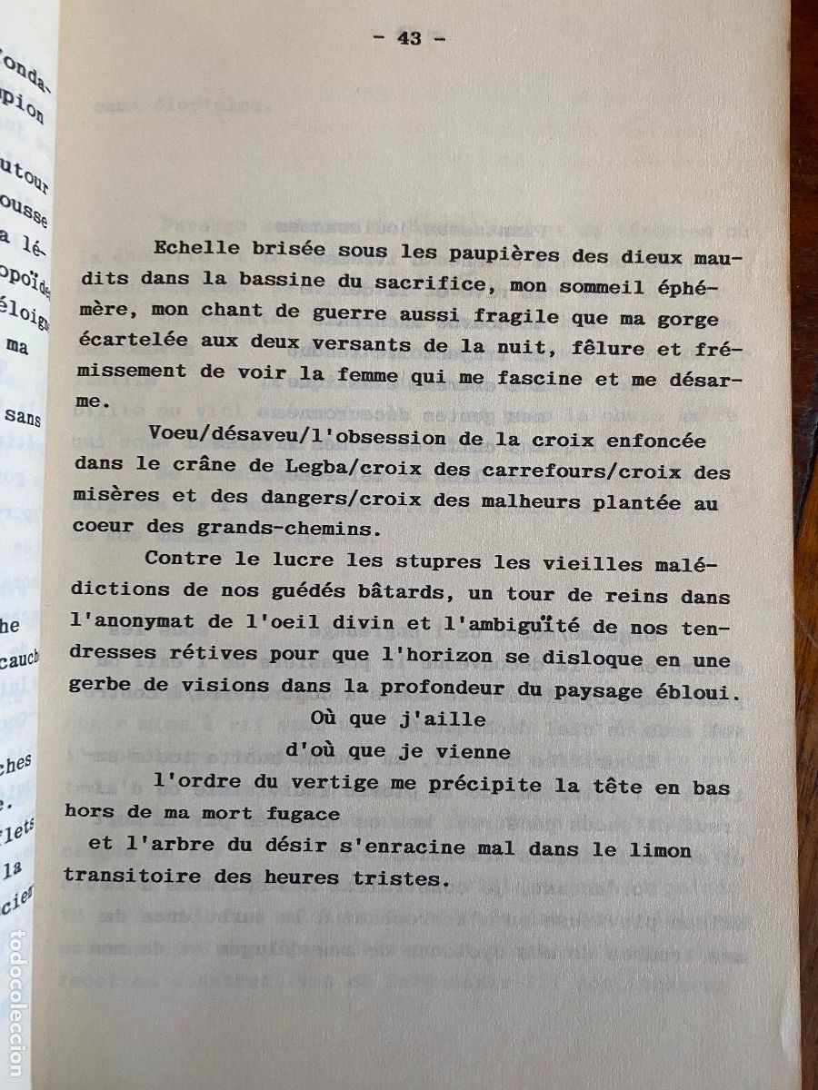 Libros de segunda mano: Frank&eacute;tienne, &rdquo;Fleurs d&rsquo;insomnie&rdquo; 1986 - Foto 7