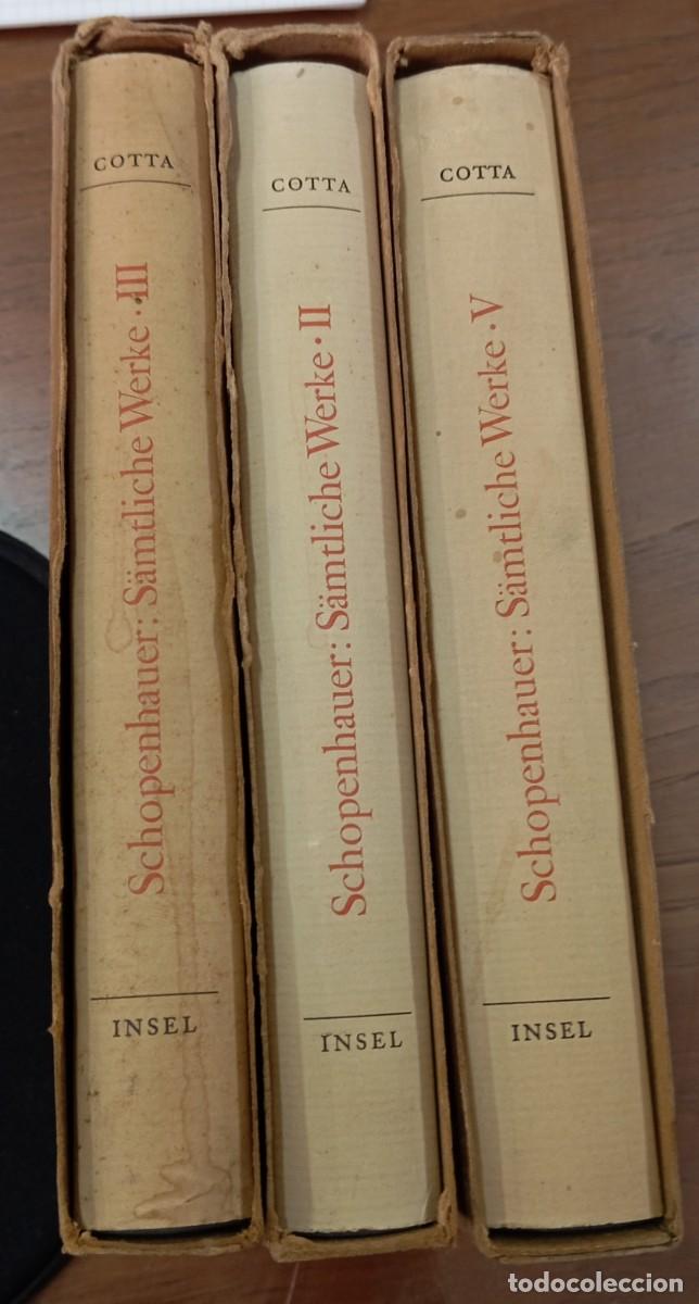 Libros de segunda mano: S&Auml;MTLICHE WERKE, ARTHUR SCHOPENHAUER, - Foto 1