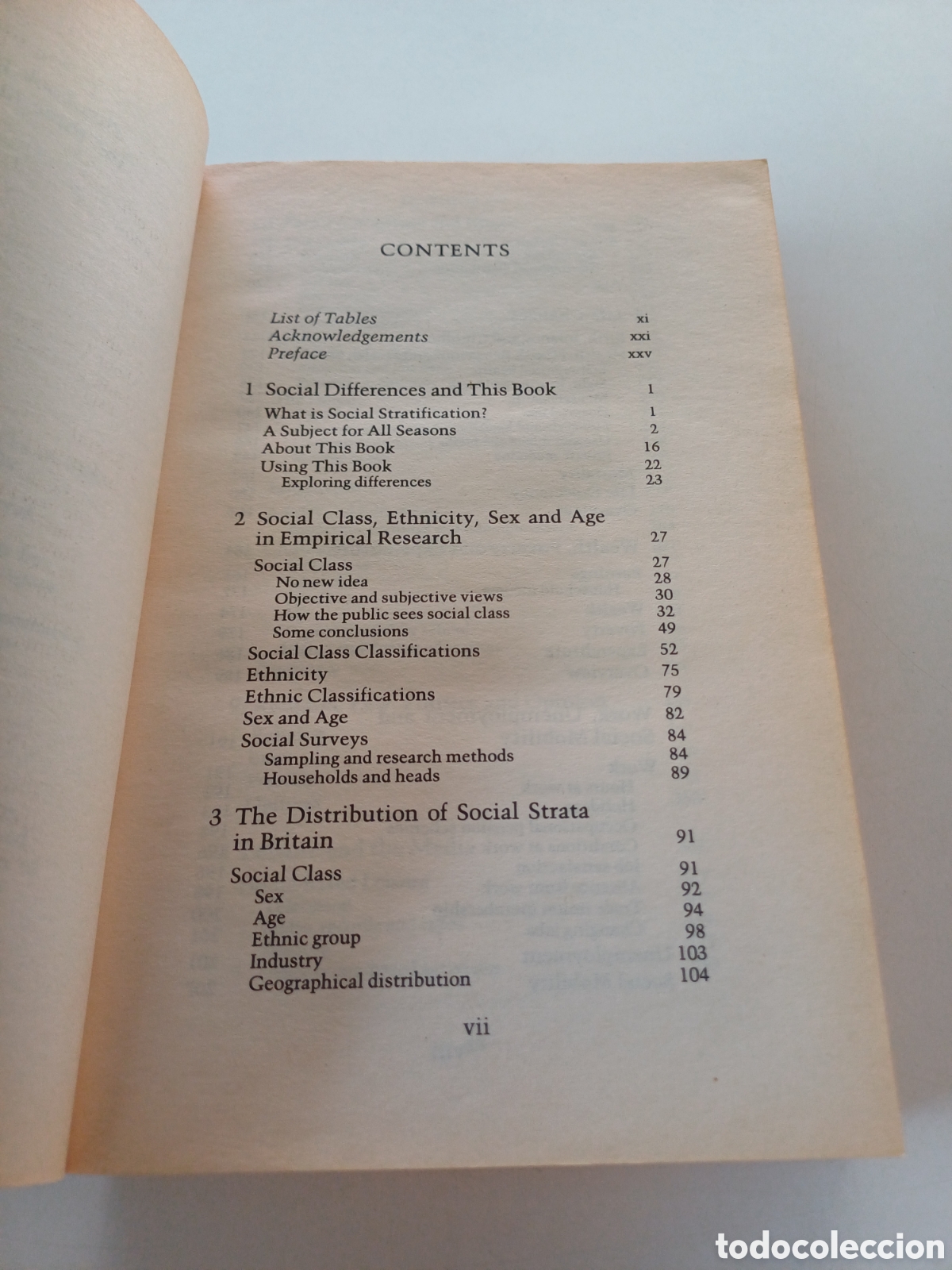 Libros de segunda mano: Social class differences in Britain Ivan Reid 1989 INGL&Eacute;S - Foto 4