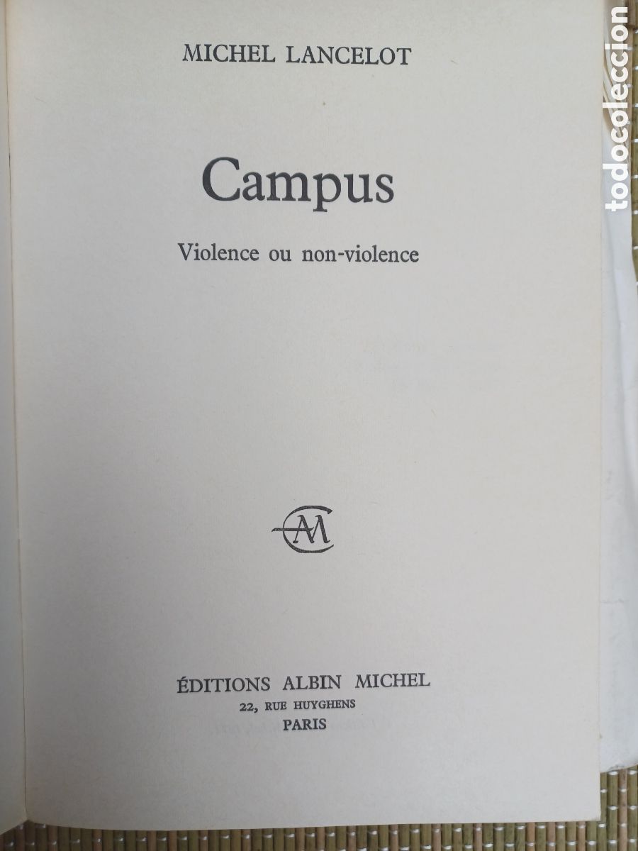 Libros de segunda mano: Campus - Michel Lancelot (en franc&eacute;s) - Foto 2