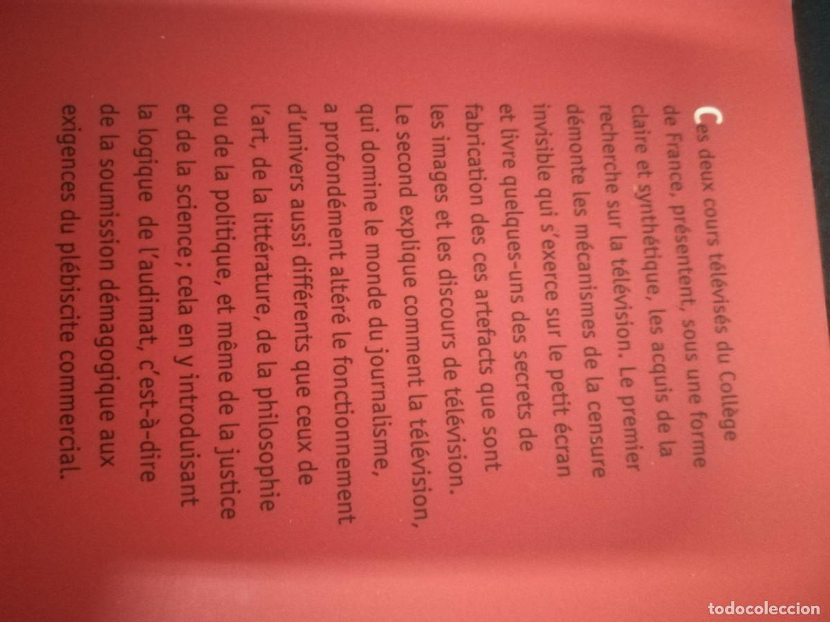 Libros de segunda mano: SUR LA TELEVISION / PIERRE BOURDIEU / A&Ntilde;39 - Foto 3