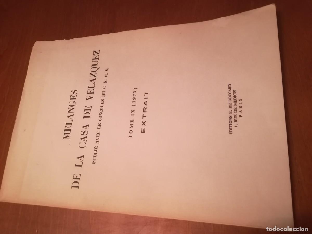 Libros de segunda mano: MELANGES DE LA CASA DE VELAZQUEZ / / CONS 442 / E.DE BOCCARD - Foto 1