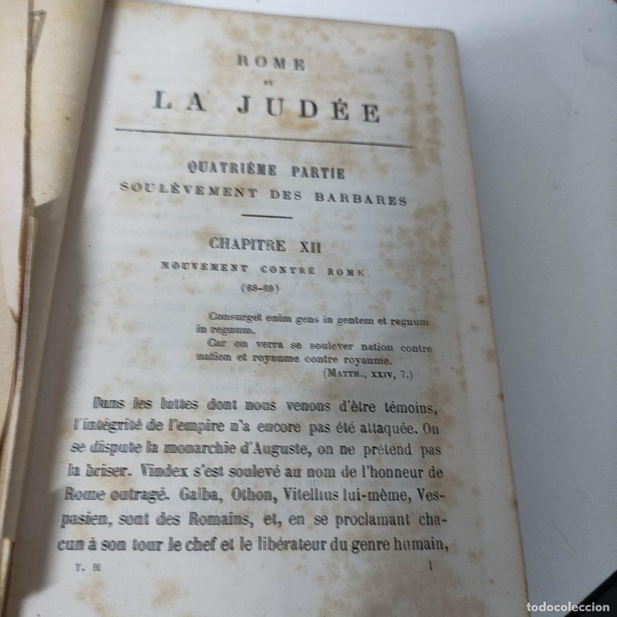 Libros de segunda mano: ROME ET LA JUDEE AU TEMPS DE LA CHUTE DE NERON. - Foto 4