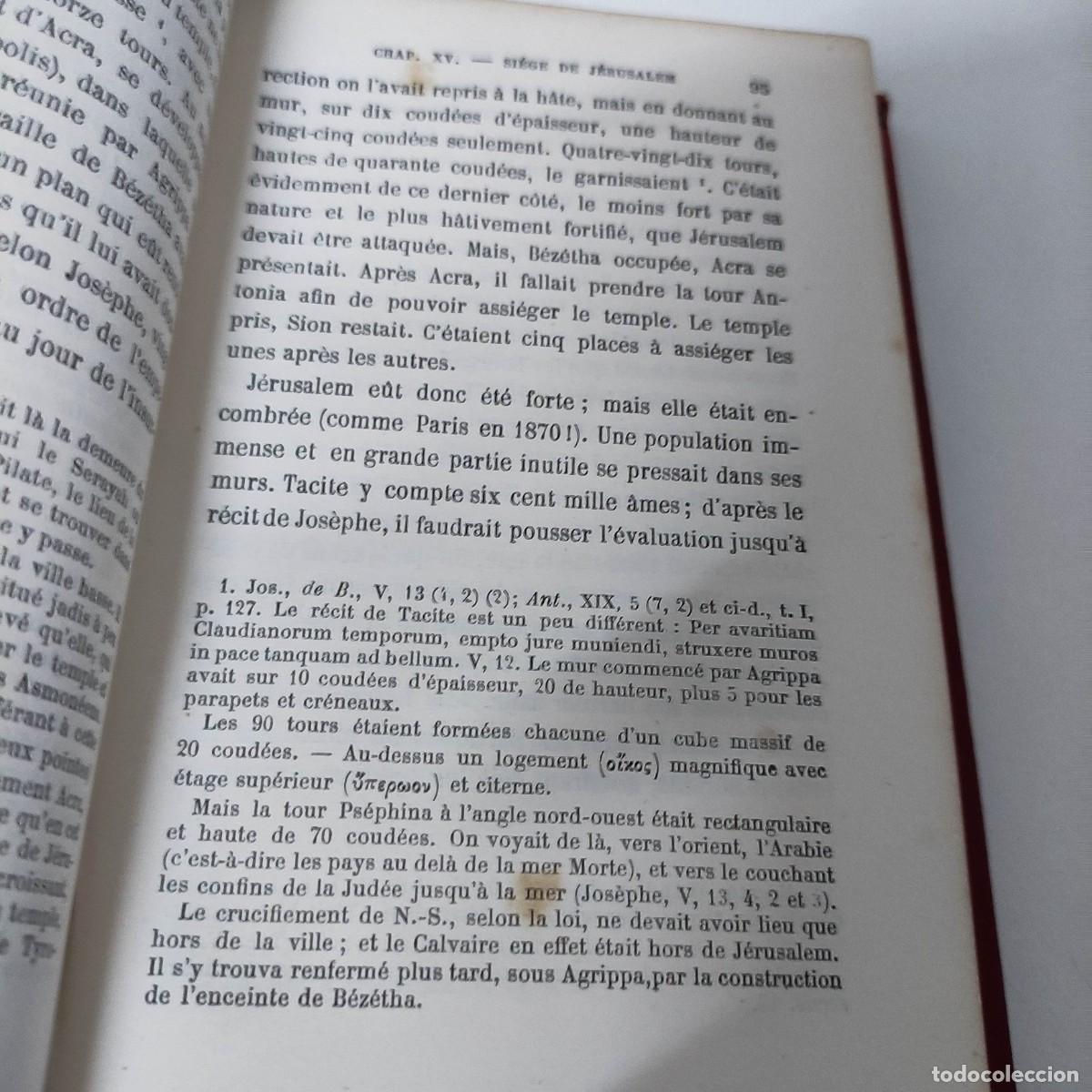 Libros de segunda mano: ROME ET LA JUDEE AU TEMPS DE LA CHUTE DE NERON. - Foto 5