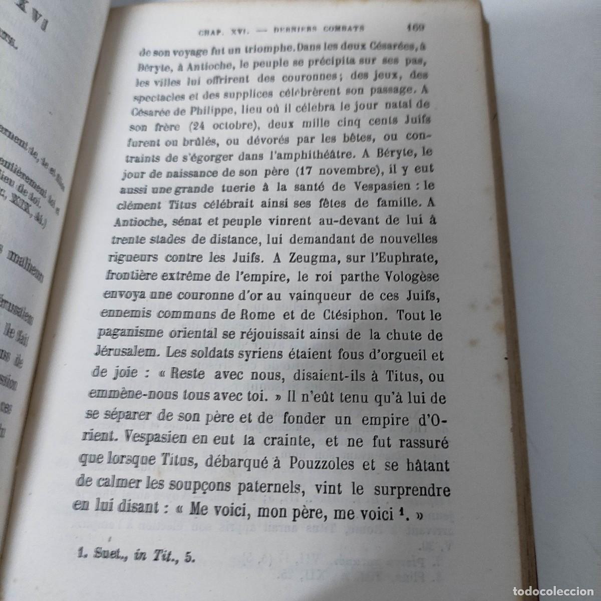 Libros de segunda mano: ROME ET LA JUDEE AU TEMPS DE LA CHUTE DE NERON. - Foto 6