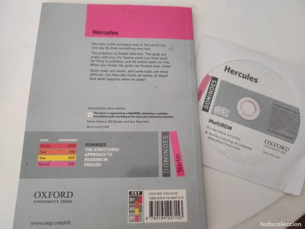 Libros de segunda mano: H&eacute;rcules. En ingl&eacute;s. Con cd. - Foto 3