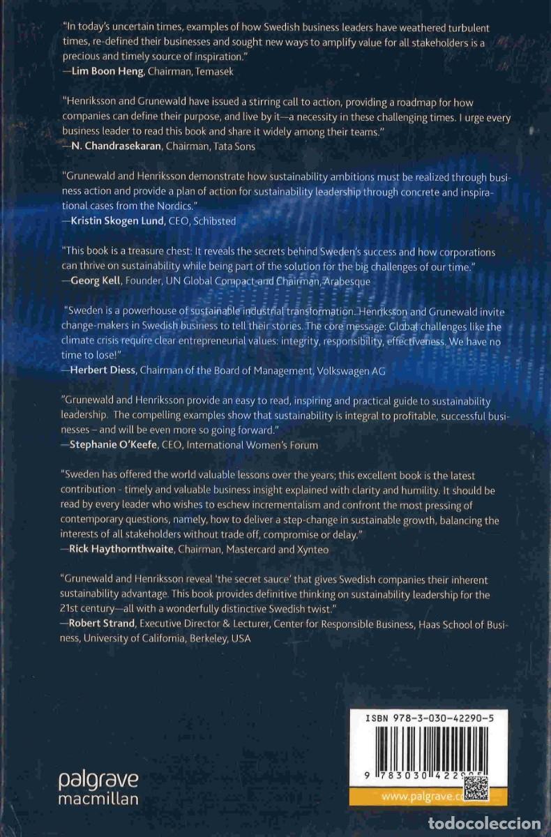 Libros de segunda mano: Sustainability leadership. En ingl&eacute;s - Foto 2