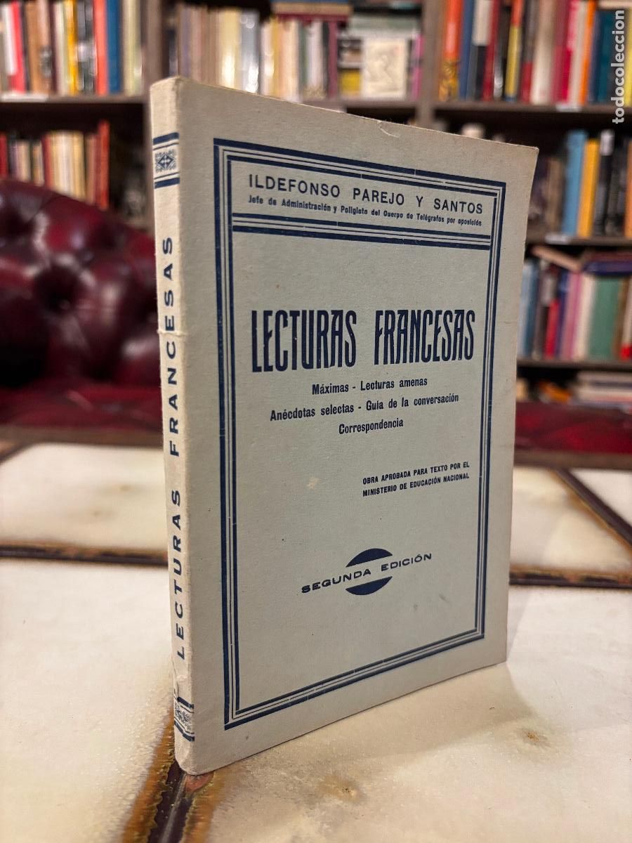 Libros de segunda mano: Lecturas francesas. Ildefonso Parejo y Santos. - Foto 1