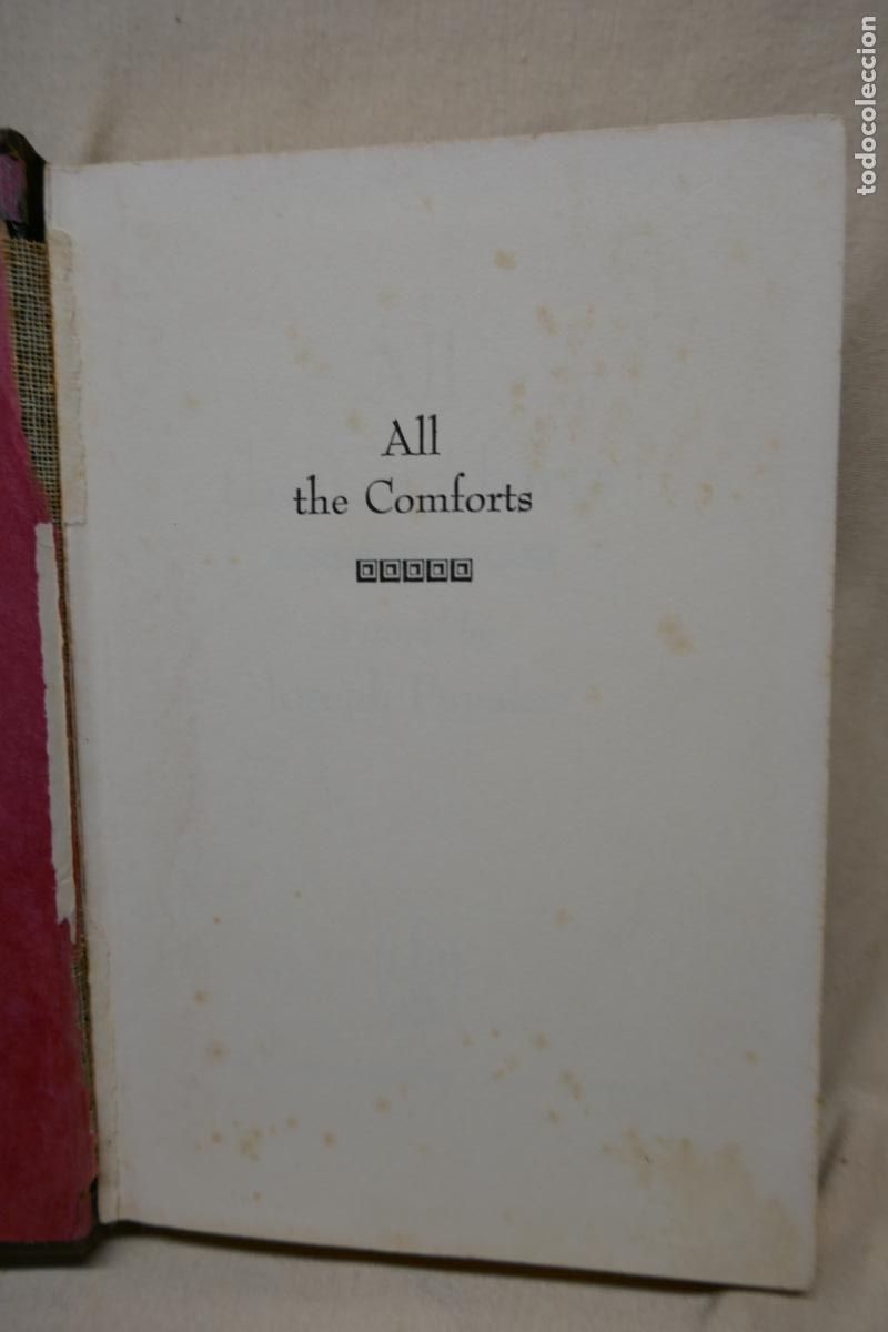 Libros de segunda mano: ALL THE COMFORTS - JOSEPH PAPALEO (EN INGL&Eacute;S) - Foto 9