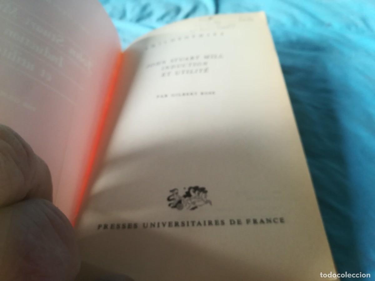 Libros de segunda mano: INDUCTION ET UTILITE / JOHN STUART MILL / GARA 57 - Foto 5
