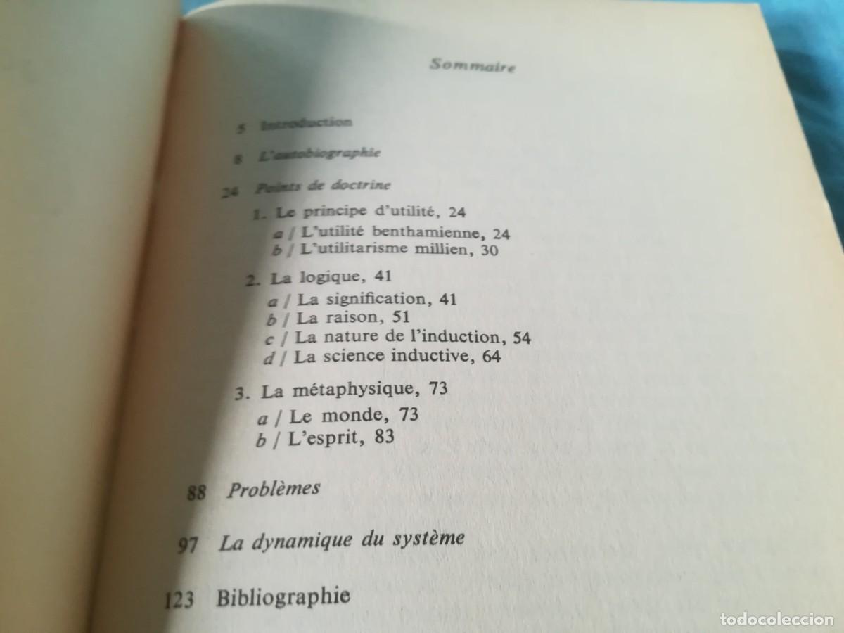 Libros de segunda mano: INDUCTION ET UTILITE / JOHN STUART MILL / GARA 57 - Foto 6