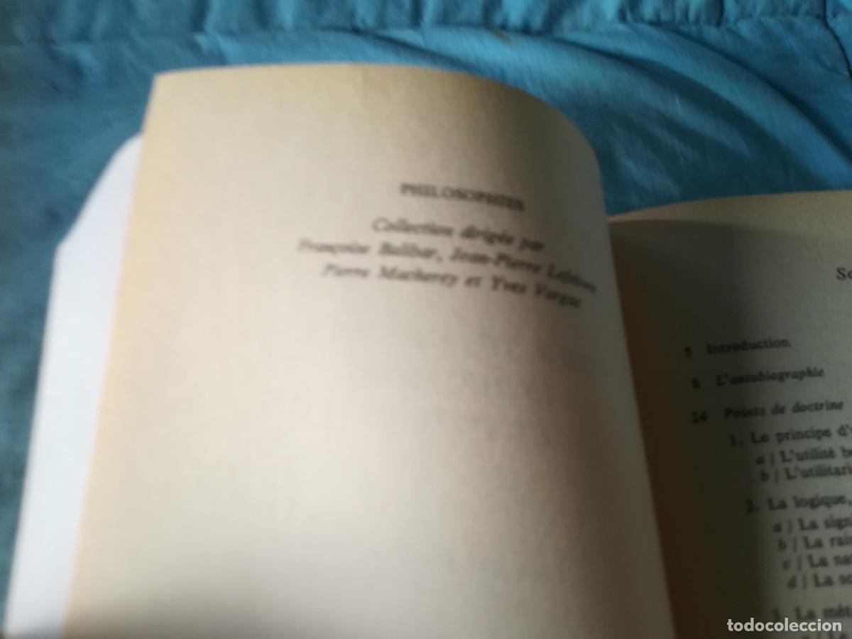 Libros de segunda mano: INDUCTION ET UTILITE / JOHN STUART MILL / GARA 57 - Foto 7