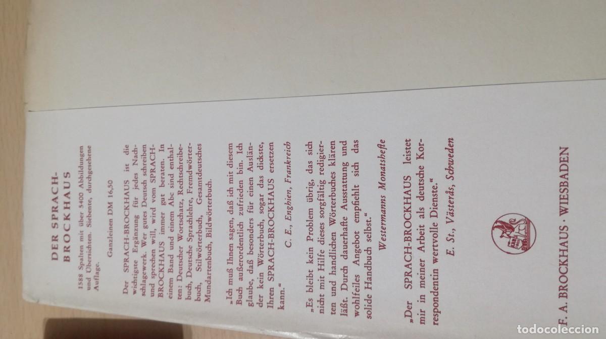 Libros de segunda mano: DER SPRACH BROCK HAUS / / TEXTO 83 - Foto 4