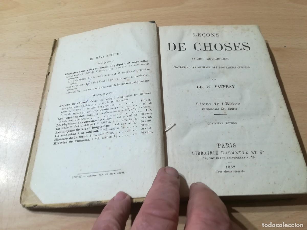 Libros de segunda mano: DE CHOSES / LE D SAFFRAY / AC-102 / EN FRANCES - Foto 4