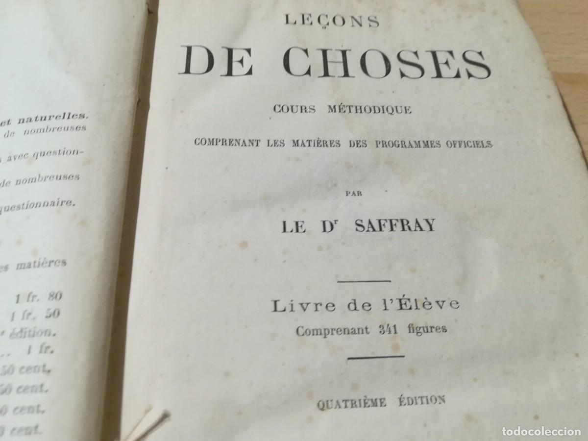 Libros de segunda mano: DE CHOSES / LE D SAFFRAY / AC-102 / EN FRANCES - Foto 5
