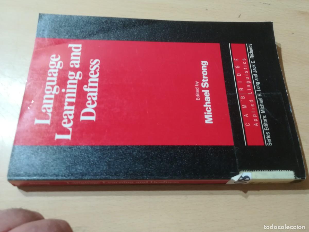 Libros de segunda mano: LANGUAGE LEARNING AND DEAFNESS / MICHAEL STRONG / AL29 / EN FRANCES - Foto 1