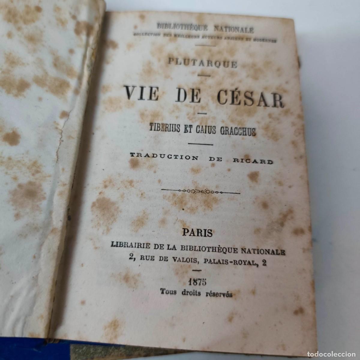 Libros de segunda mano: 2 X LIBRAIRIE DE LA BIBLIOTHEQUE NATIONALE, 1875 - Foto 3