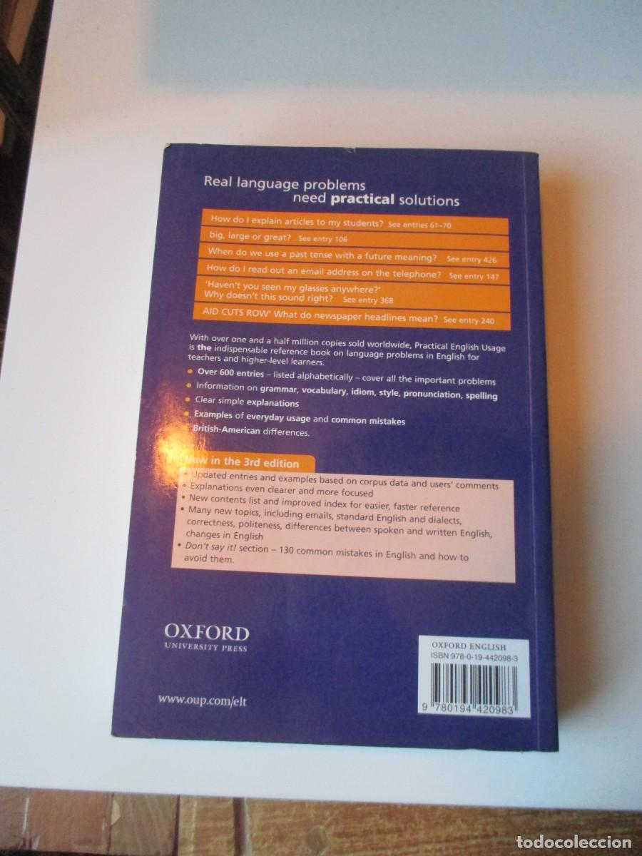 Libros de segunda mano: MICHAEL SWAN Practical english usage (ingl&eacute;s) W35726 - Foto 2