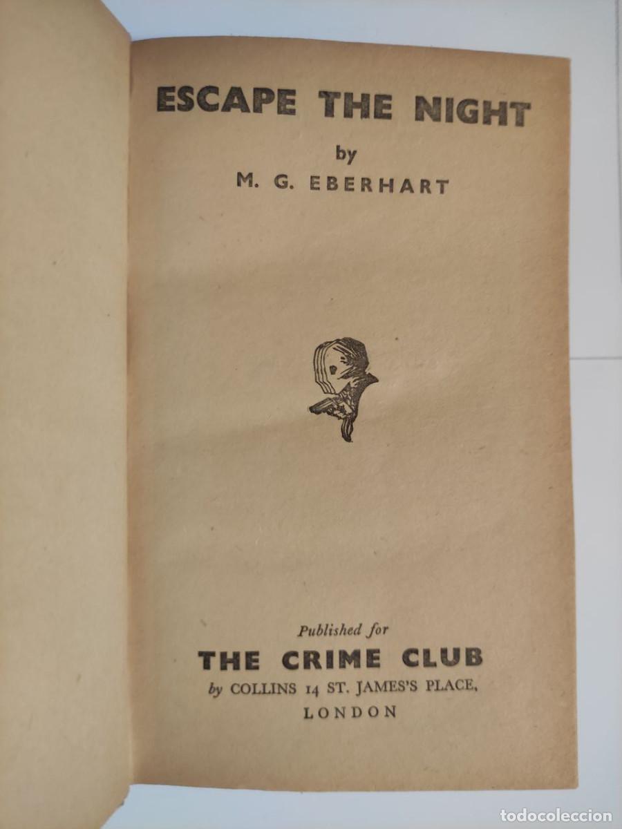 Libros de segunda mano: Escape the Night Eberhart, M G - Foto 2