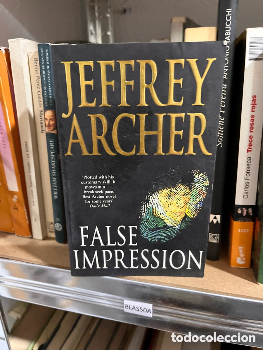Libros de segunda mano: Blas50A false impression- jeffrey archer - Foto 1