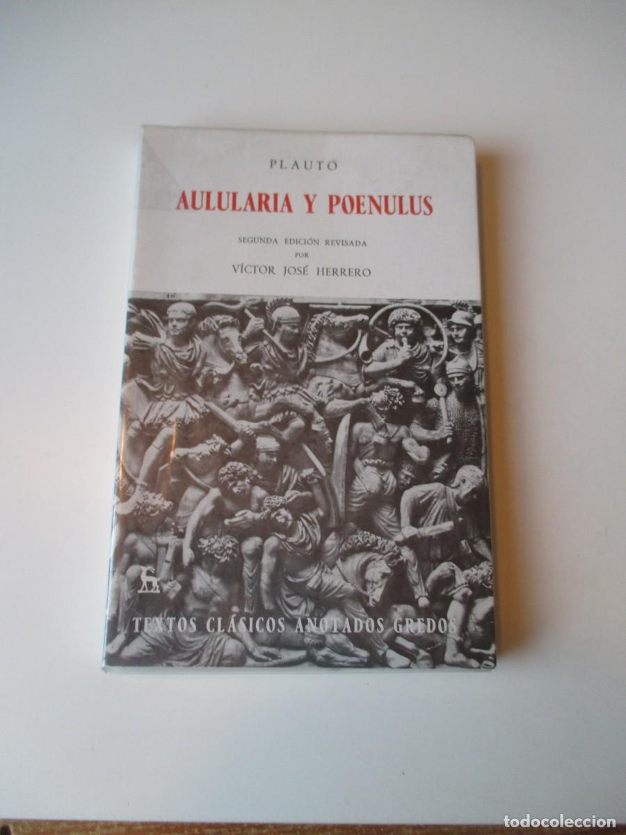 Libros de segunda mano: PLAUTO Aulularia y poenulus W36124 - Foto 1