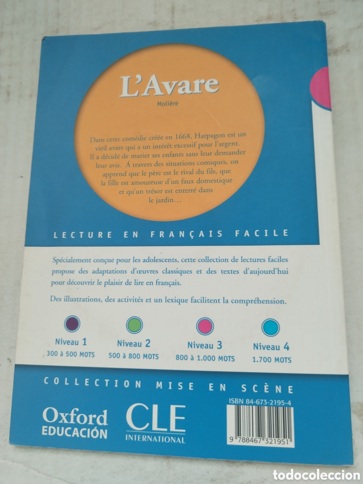 Libros de segunda mano: LAVARE/MOLIERE CON CD - Foto 3