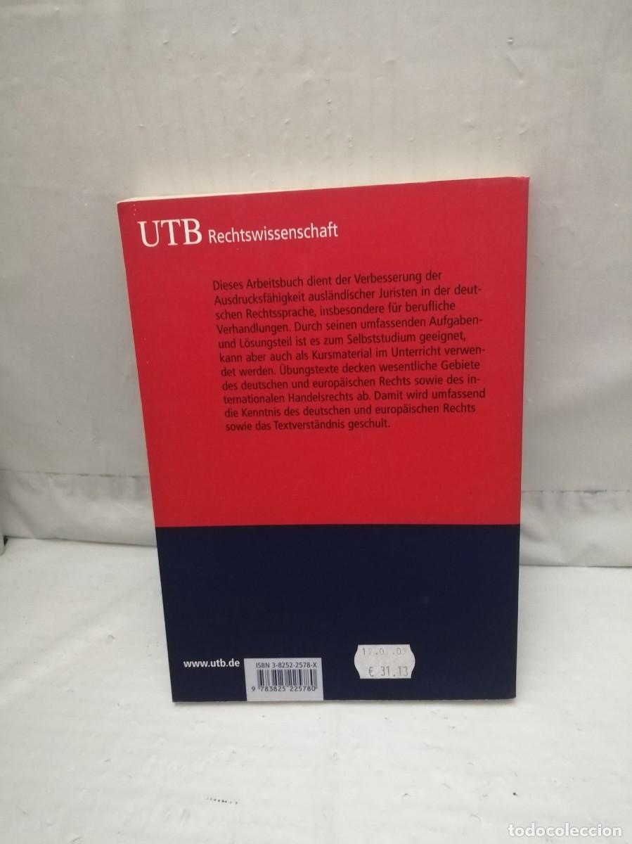 Libros de segunda mano: Deutsche Rechtssprache: Ein Arbeitsbuch - Foto 2