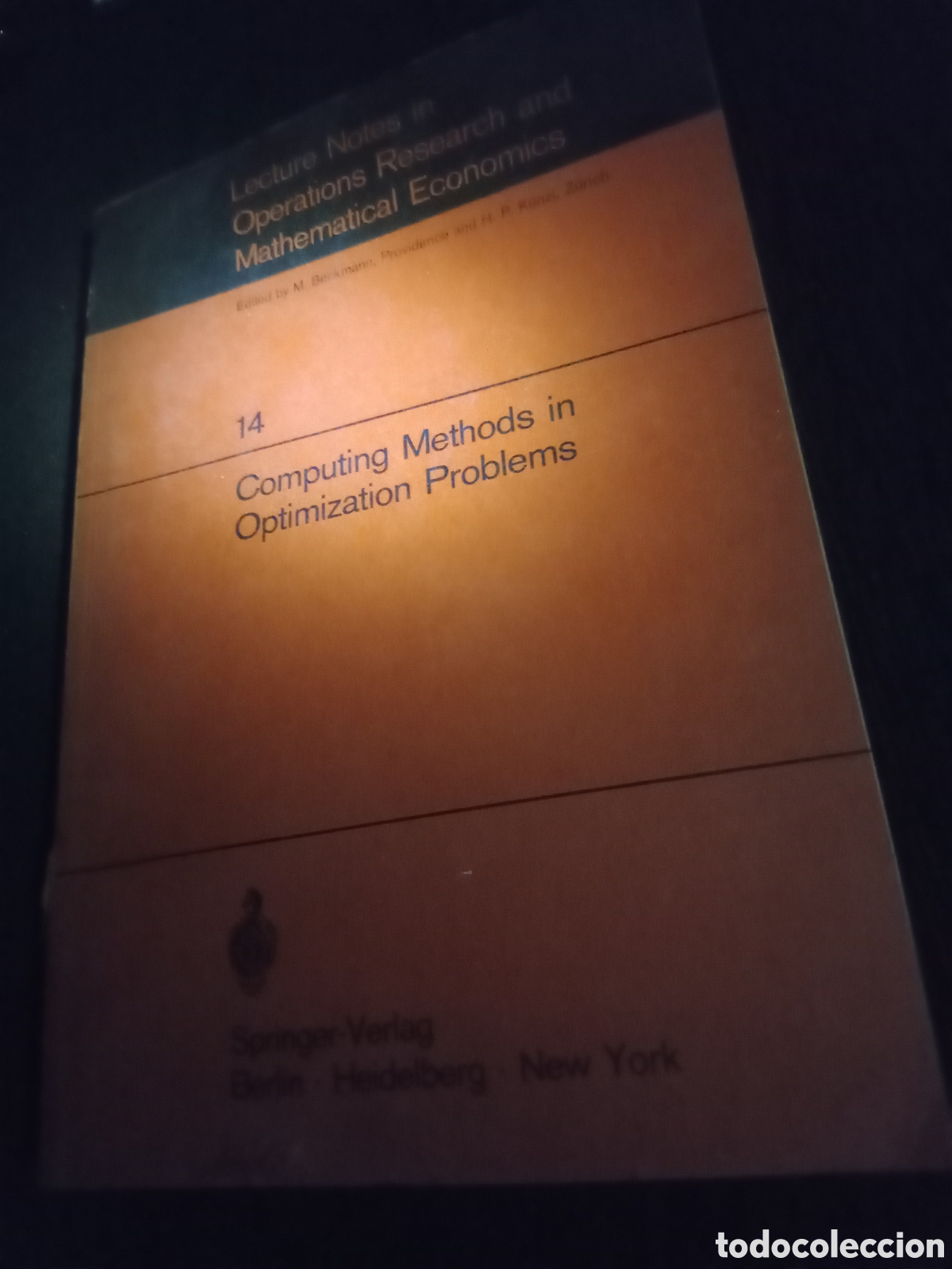 Libros de segunda mano: Toreteblanco computing methods in optimization problems - Foto 1