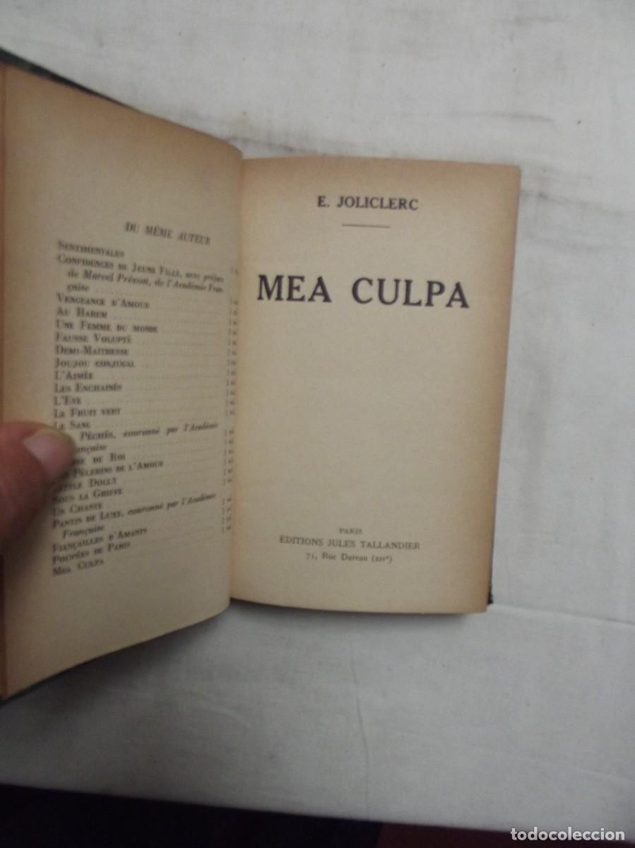 Libros de segunda mano: MEA CULPA / E. JOLICLERC - Foto 2