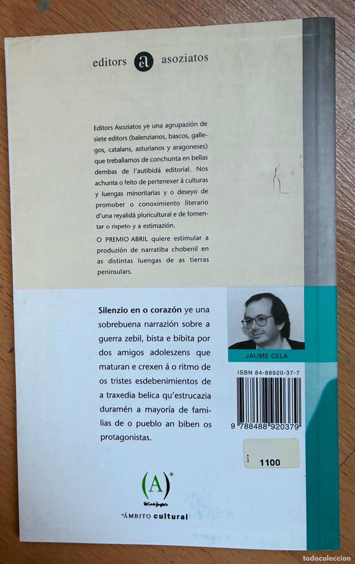 Libros de segunda mano: SILENZIO EN O CORAZON, Jaume Cela - Foto 2