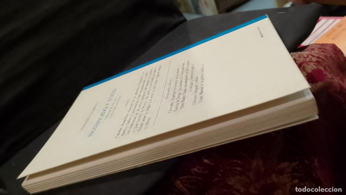 Libros de segunda mano: Significado y Estilo - Stephen Ullmann - Foto 4