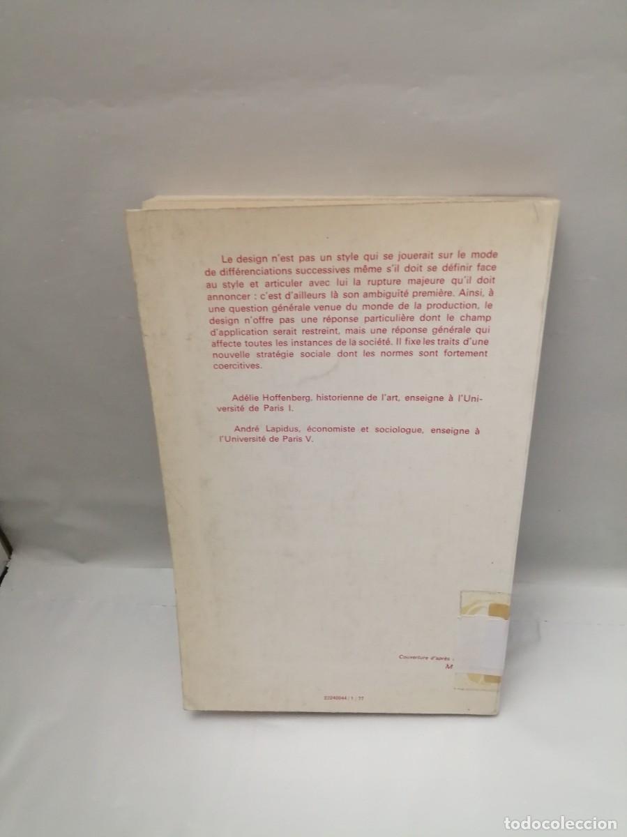 Libros de segunda mano: Hoffenberg et Lapidus: La soci&eacute;t&eacute; du design - Foto 2