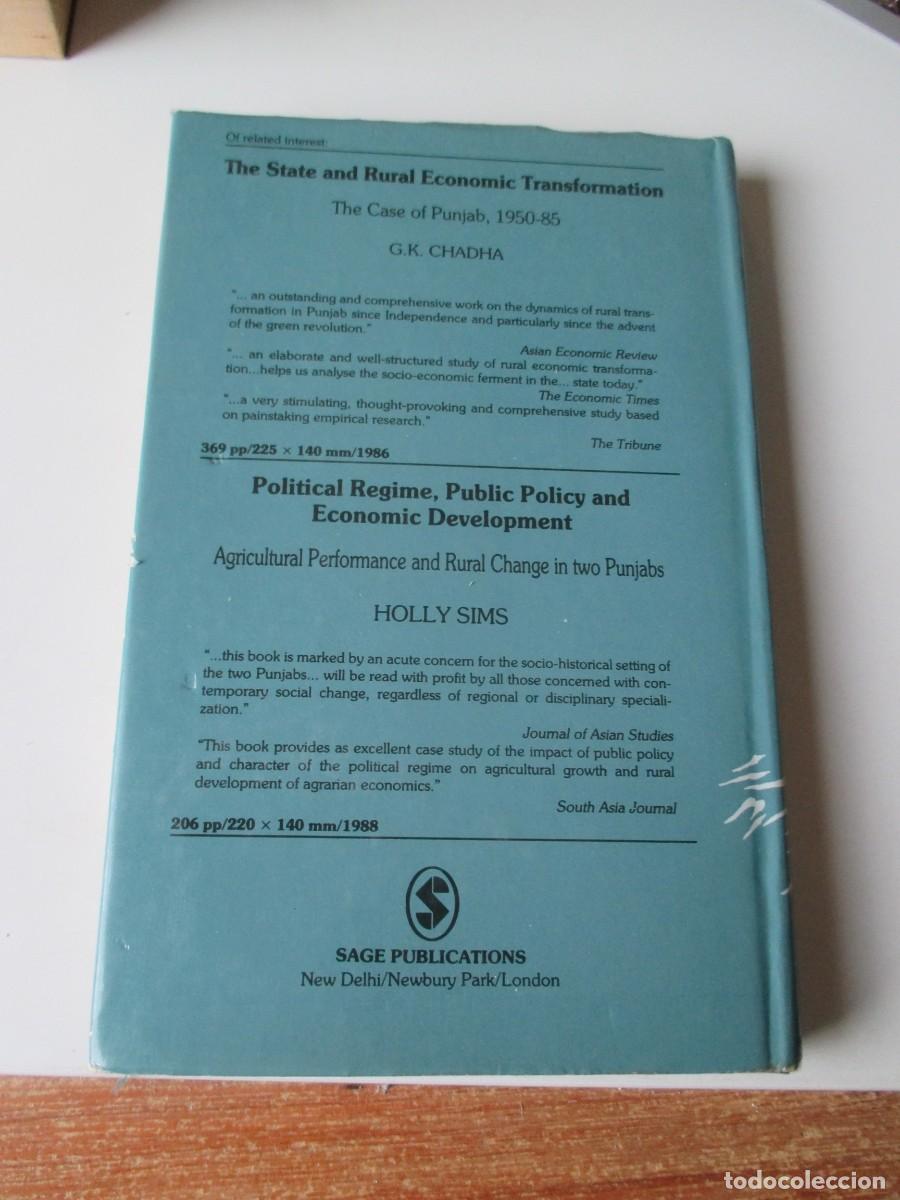 Libros de segunda mano: SUMIT ROY Agriculture and technology in developing countries ( INGL&Eacute;S) W36951 - Foto 2