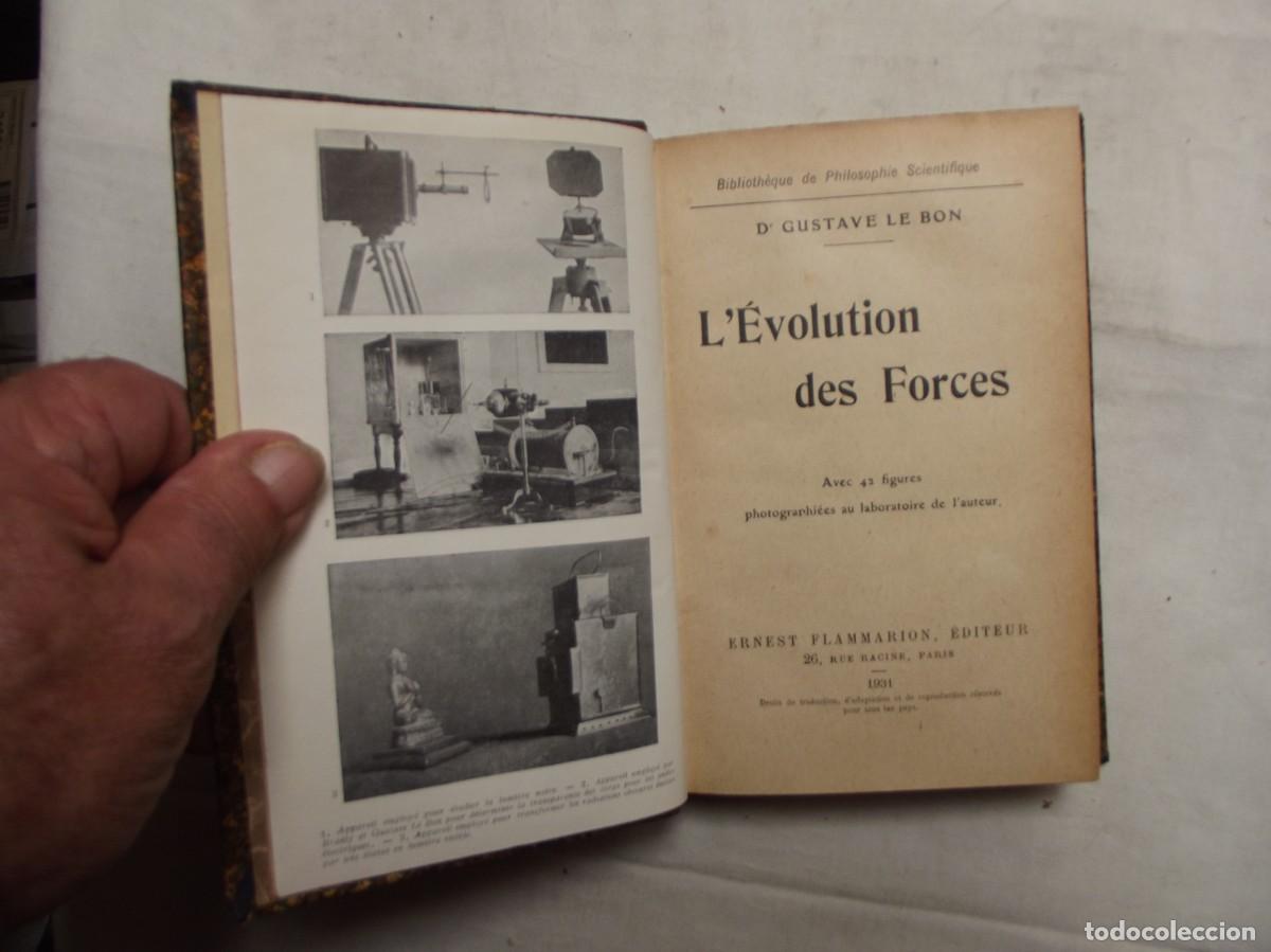 Libros de segunda mano: L&acute;EVOLUTION DES FORCES D&acute;GUSTAVE LE BON - Foto 2
