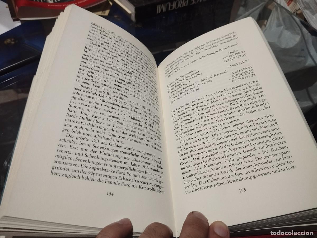 Libros de segunda mano: LOS PODEROSOS Y SUPERPODEROSOS EL SINDROME ROCKEFELLER FERDINAND LUNDBERG LIBRO EN ALEMAN 1975 - Foto 3