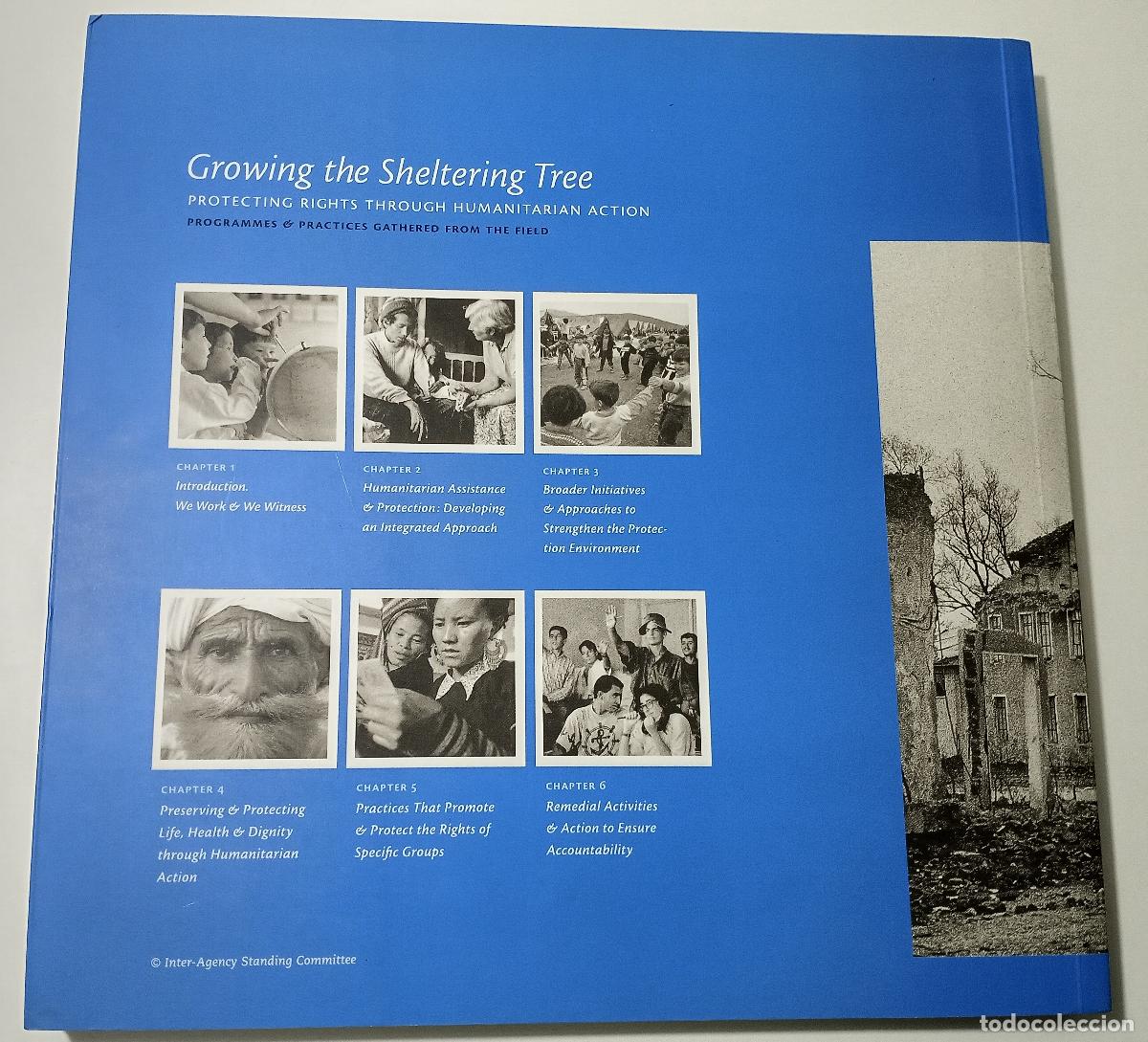 Libros de segunda mano: Growing the sheltering tree. Protecting rights through humanitarian action - Foto 4