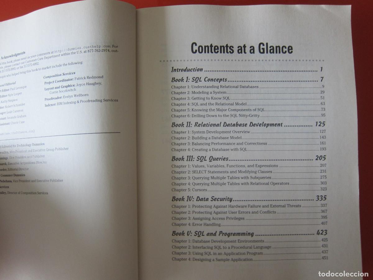 Libros de segunda mano: SQL ALL IN ONE FOR DUMMIES (WILEY) MANUAL - Foto 6