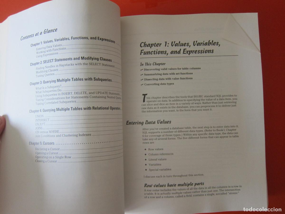 Libros de segunda mano: SQL ALL IN ONE FOR DUMMIES (WILEY) MANUAL - Foto 10