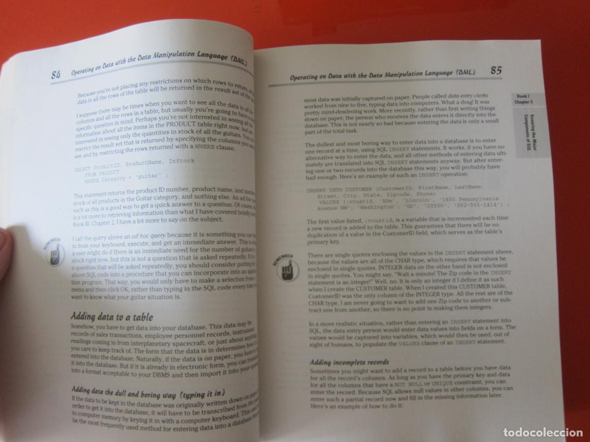 Libros de segunda mano: SQL ALL IN ONE FOR DUMMIES (WILEY) MANUAL - Foto 11