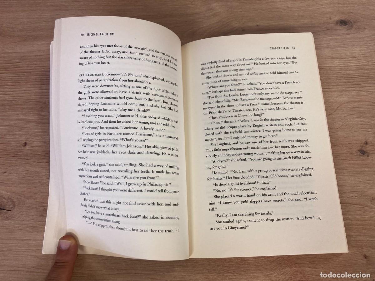 Libros de segunda mano: Dragon Teeth Michael Crichton - Foto 5