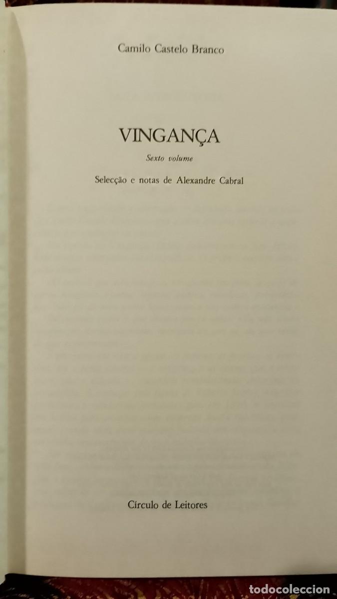 Libros de segunda mano: Vingan&ccedil;a - Camilo Castelo Branco - Foto 1